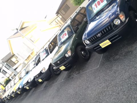 ランクル95プラド　在庫車　カラーバリエーション　丸目　クラッシクコンプリート